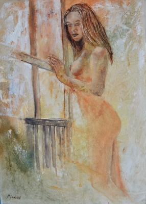 Lucy at her window 