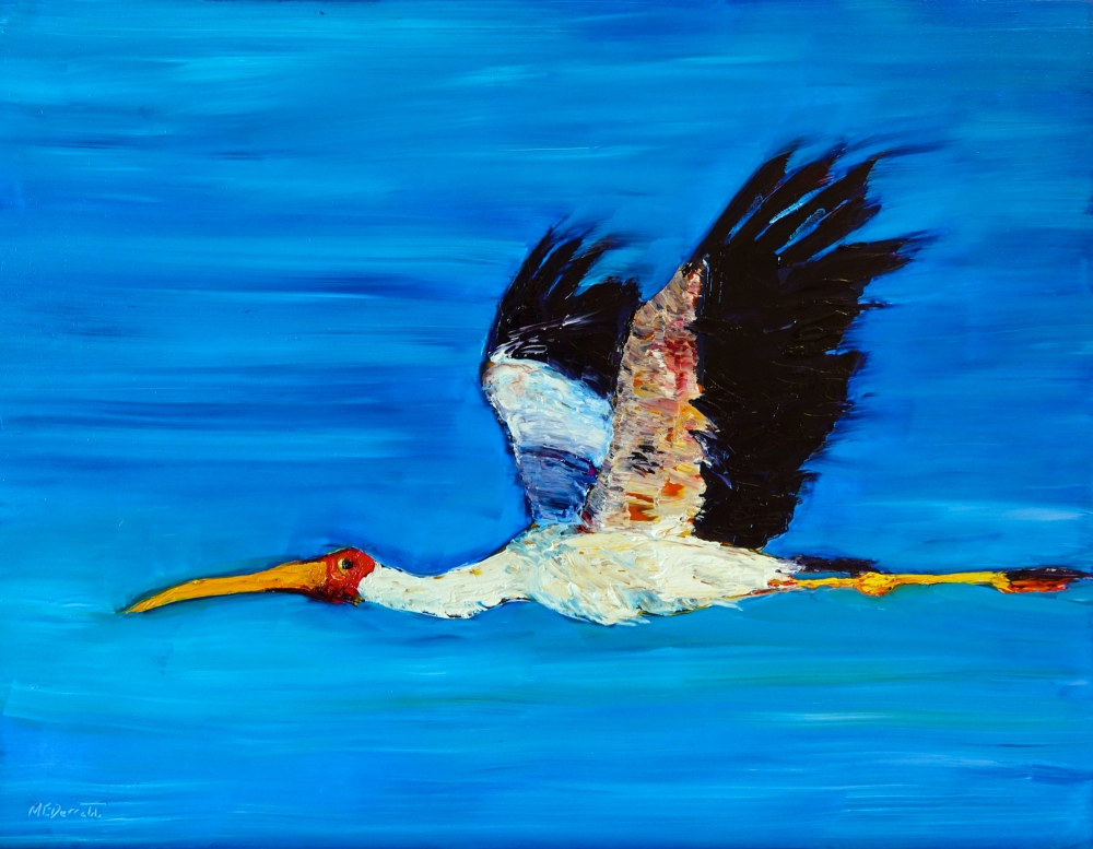 Flying Stork