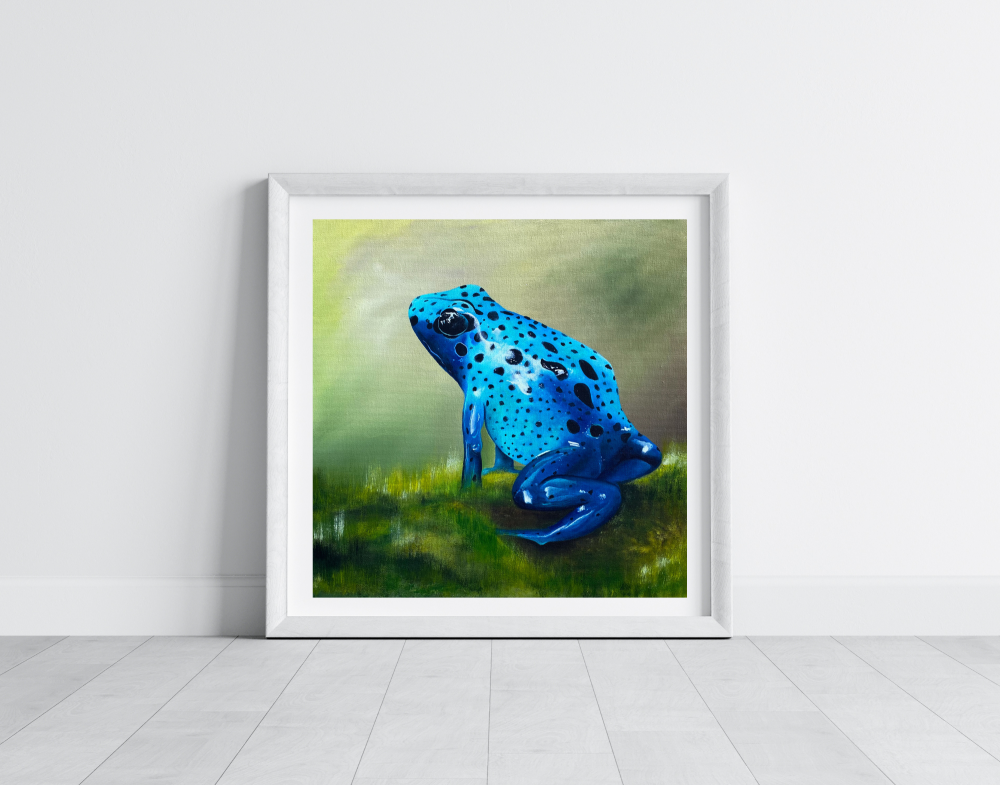 Azure Observer: The Blue Dart Frog