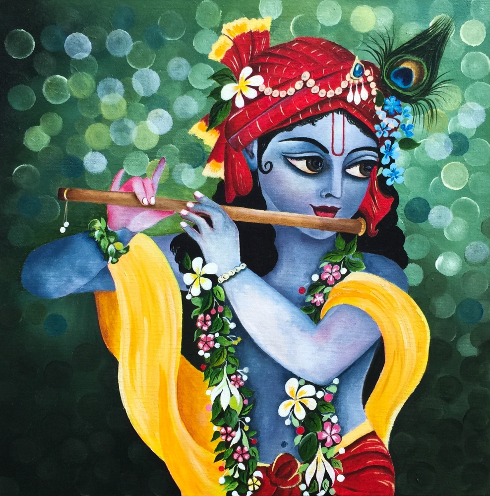 Lord Krishna in Bliss