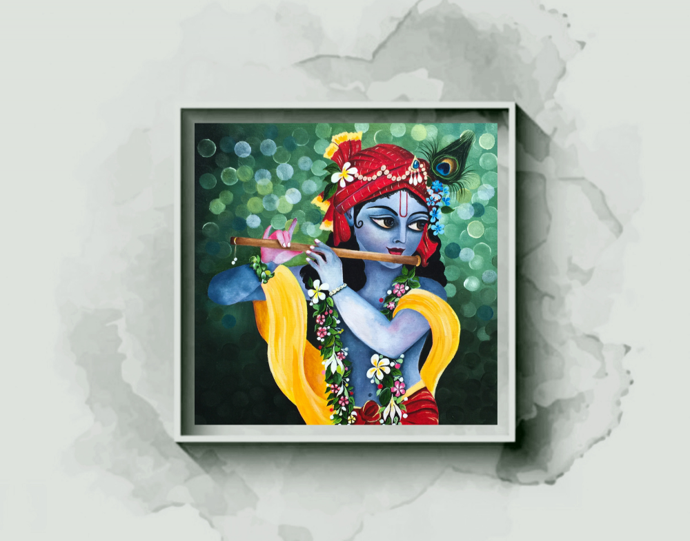 Lord Krishna in Bliss