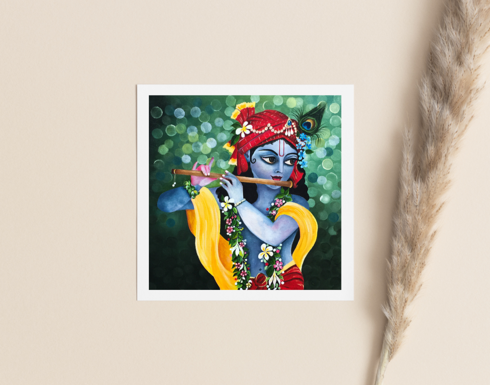 Lord Krishna in Bliss