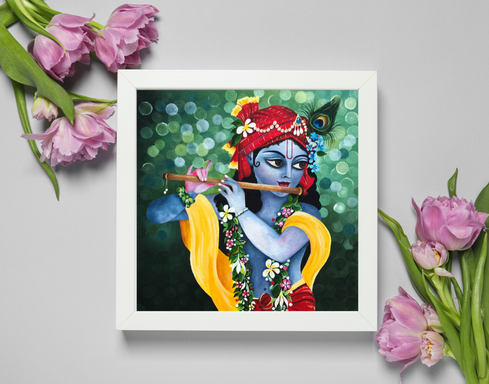 Lord Krishna in Bliss