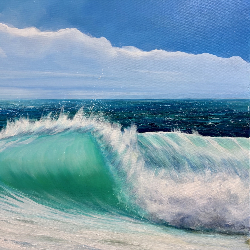 Emerald Ocean Wave