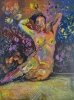 Beautiful colourful figurative nude 904
