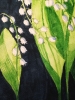 Lily of the valley in watercolour 