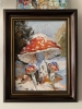 Fly agarics in winter forest.#10