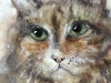 Matylda cat -original watercolor painting 