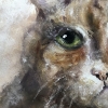 Matylda cat -original watercolor painting 