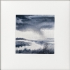 Monochrome - raining over marshes