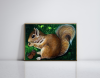 Nature’s Little Gatherer – Acrylic Squirrel Painting🐿️✨