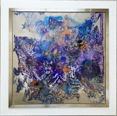 Wizard (acrylic glass original painting)