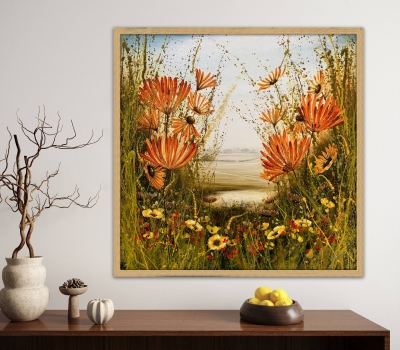Orange Flowers Summer Daisies