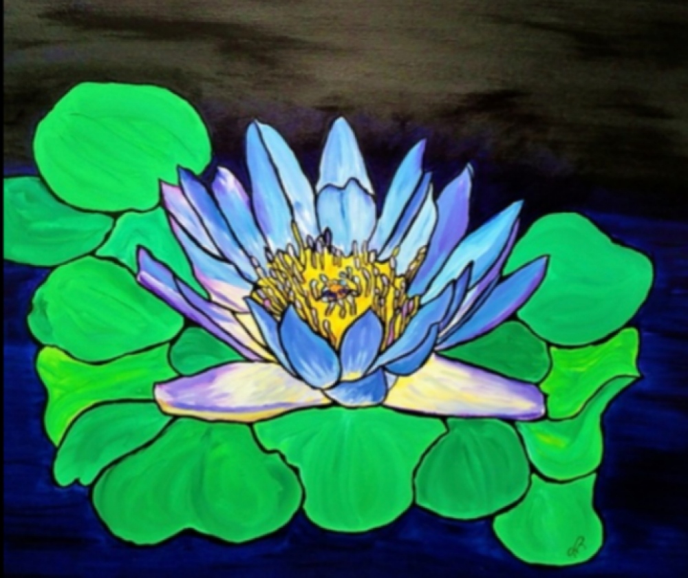 Blue Water Lily