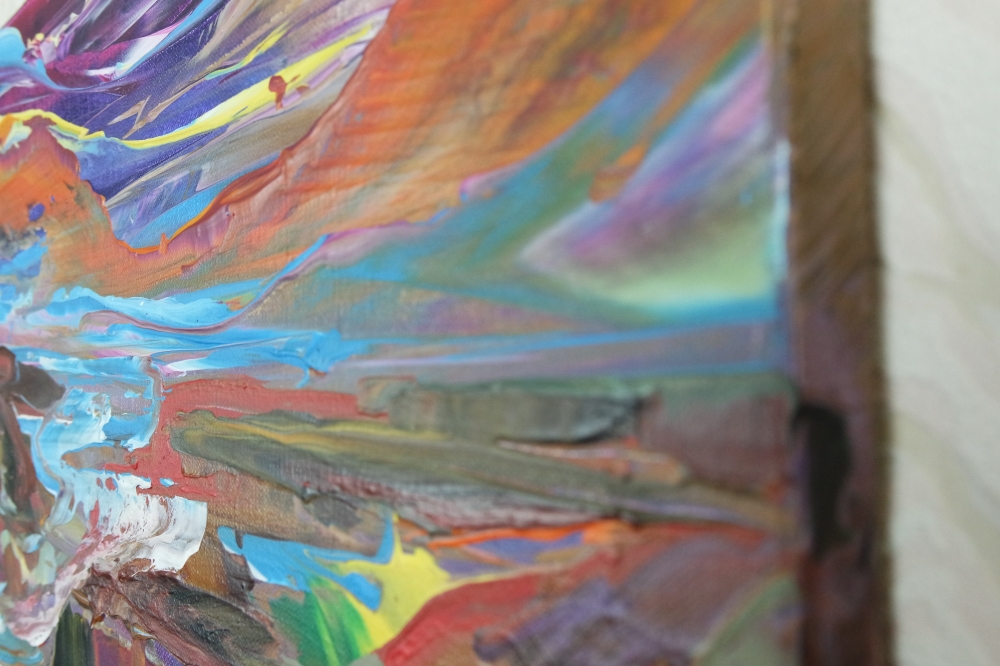 Beautiful colourful abstract seascape 4049