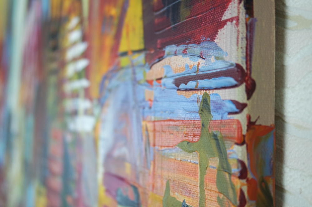 Colourful city London squeeze skyline 846