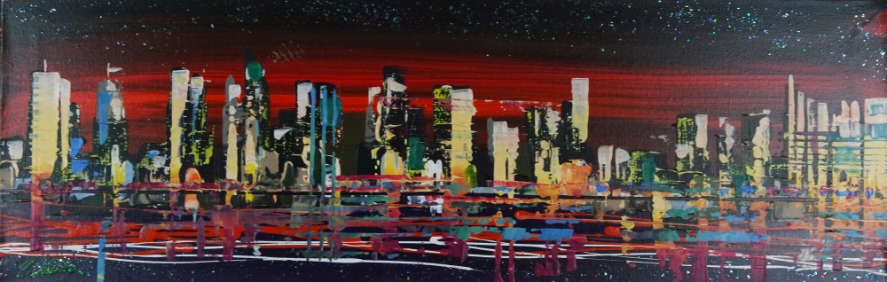 city night skyline 4009