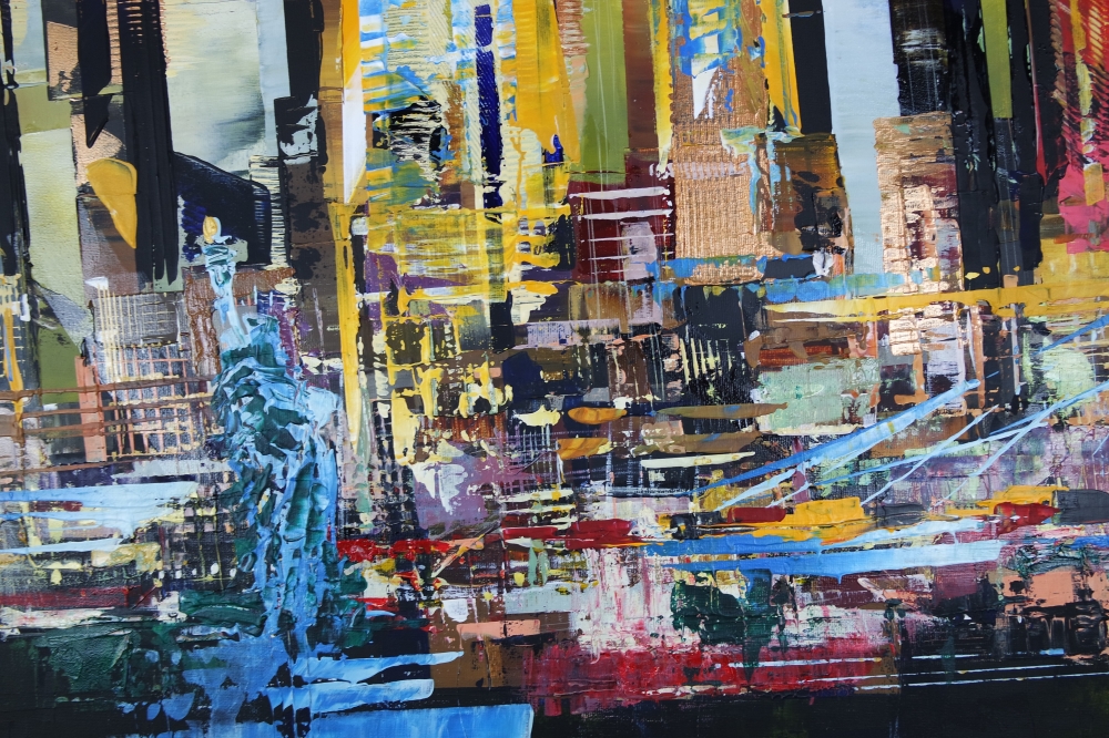 city skyline Manhattan New York 831