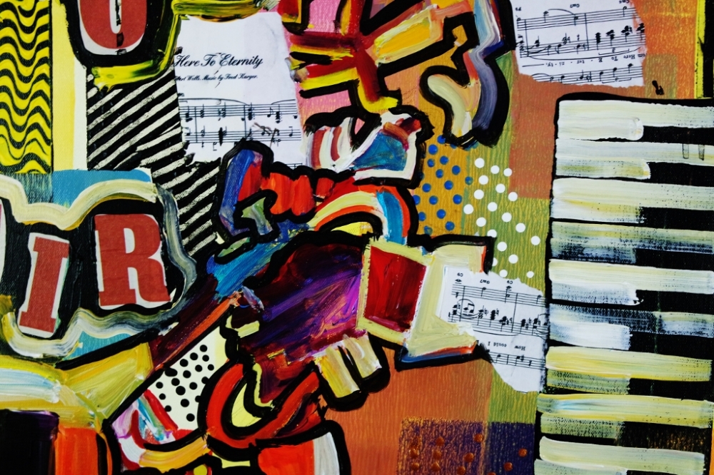 Expresstionist Cubist POP-Art Trumpet Miracle Man 898