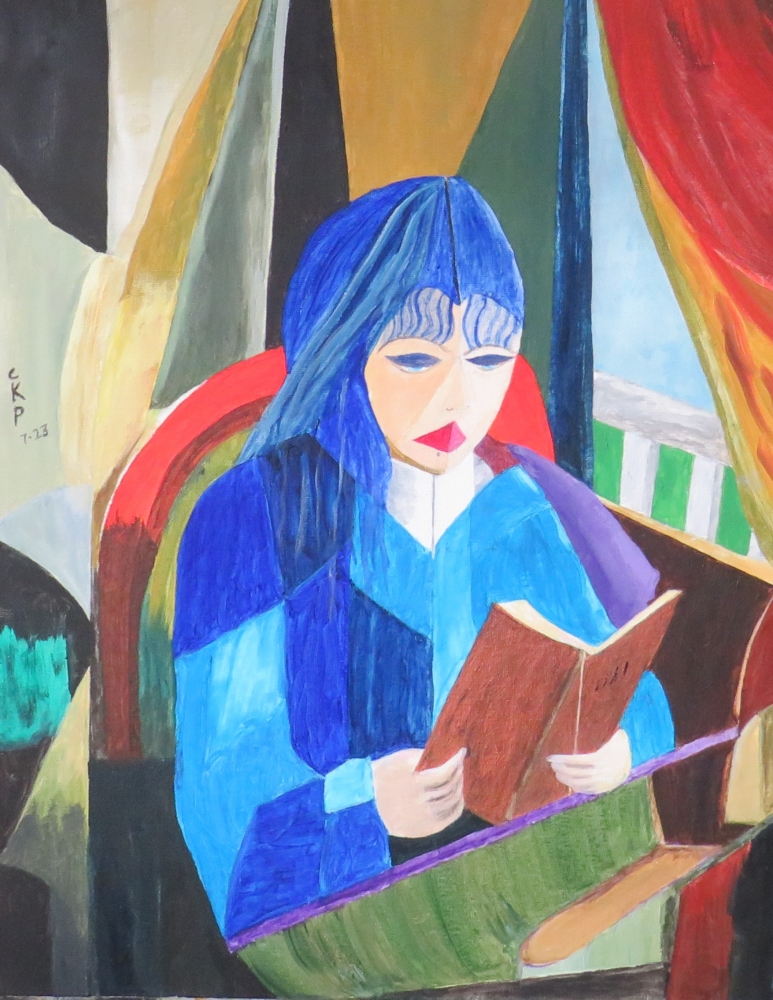 Girl, reading