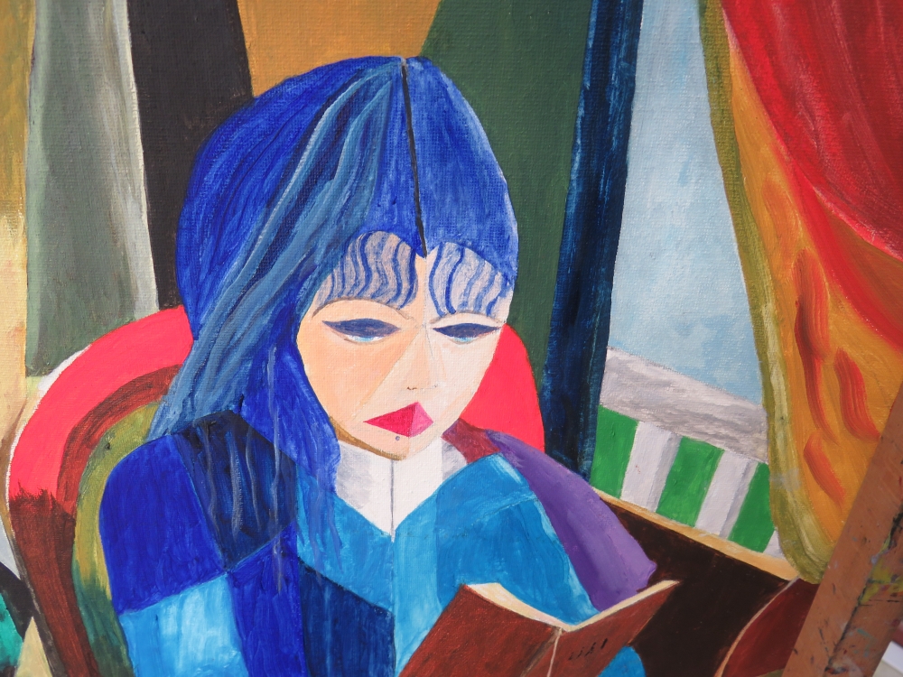 Girl, reading