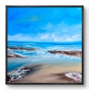 North West Coast  Framed original landscape painting.