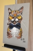 Cat Wearing Bow Tie With a Cigar 