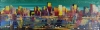 Colourful city night skyline 4018