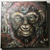 Cyber monkey painting 