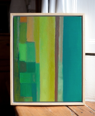 Coast Of Sheltered Fields - Abstract Landscape