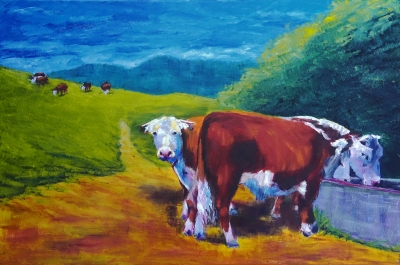 Cattle at the Water Trough