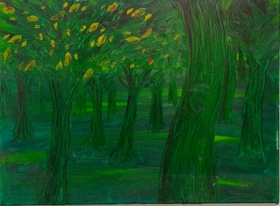 Green Amongst the Trees.
