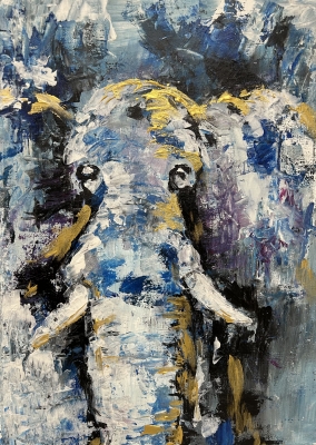 Blue elephant 