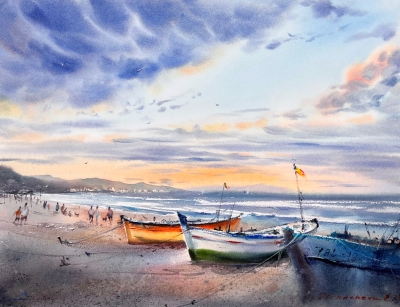 Spanish Shores at Twilight