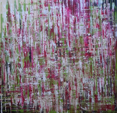Magenta on Green 