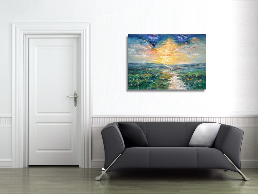 Romantic River M 1 / Oil
