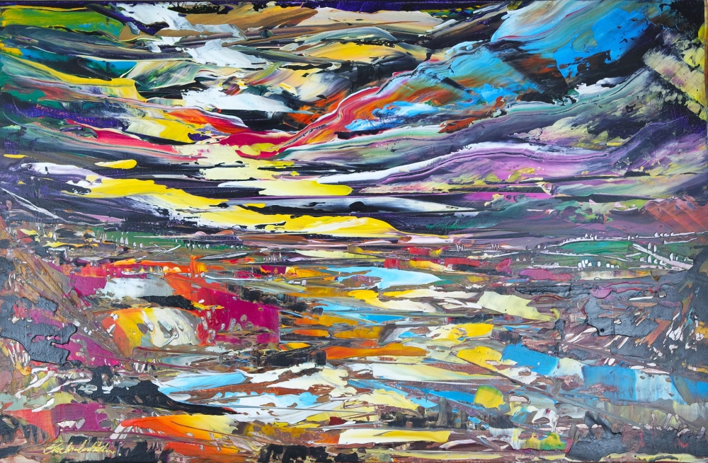 colourful abstract lanscape 858