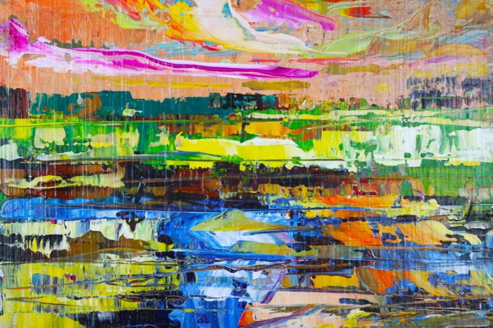 Colorful abstract landscape 809