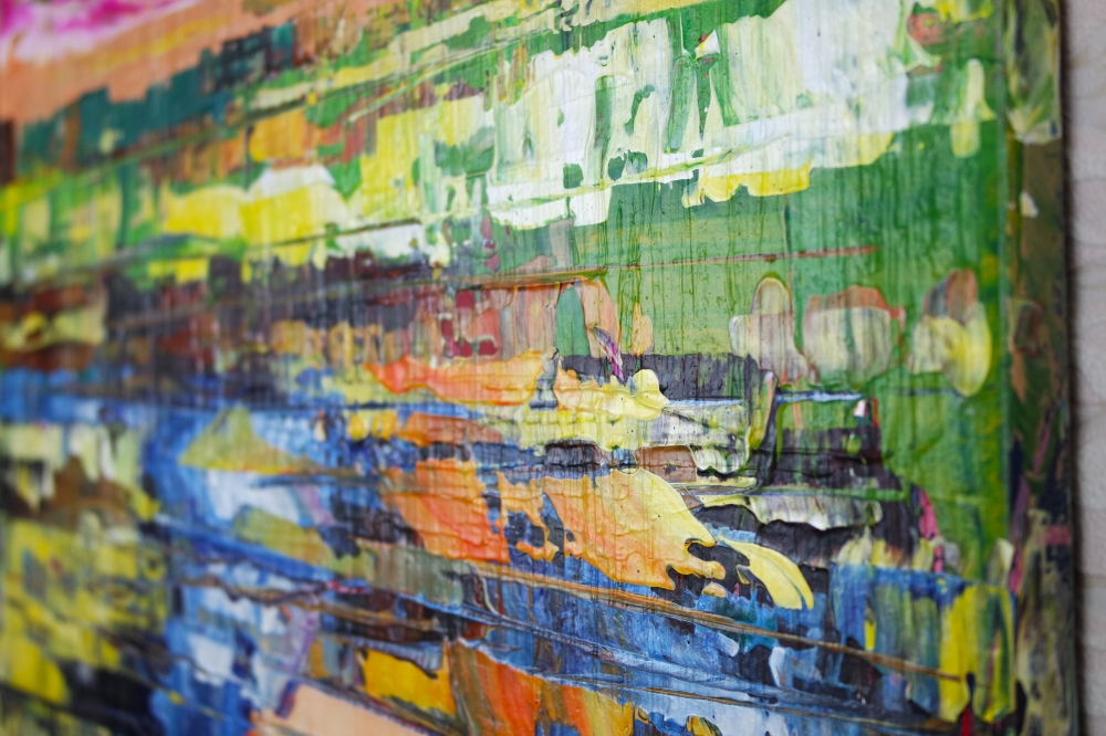 Colorful abstract landscape 809