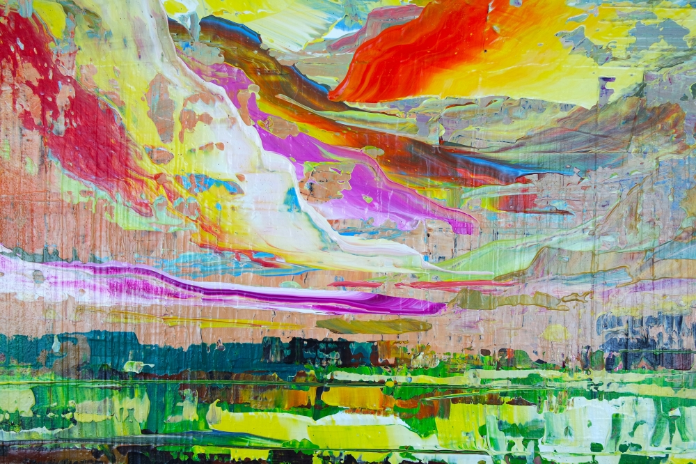 Colorful abstract landscape 809