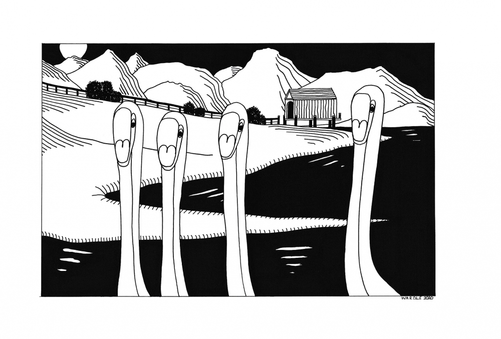 Four Geese