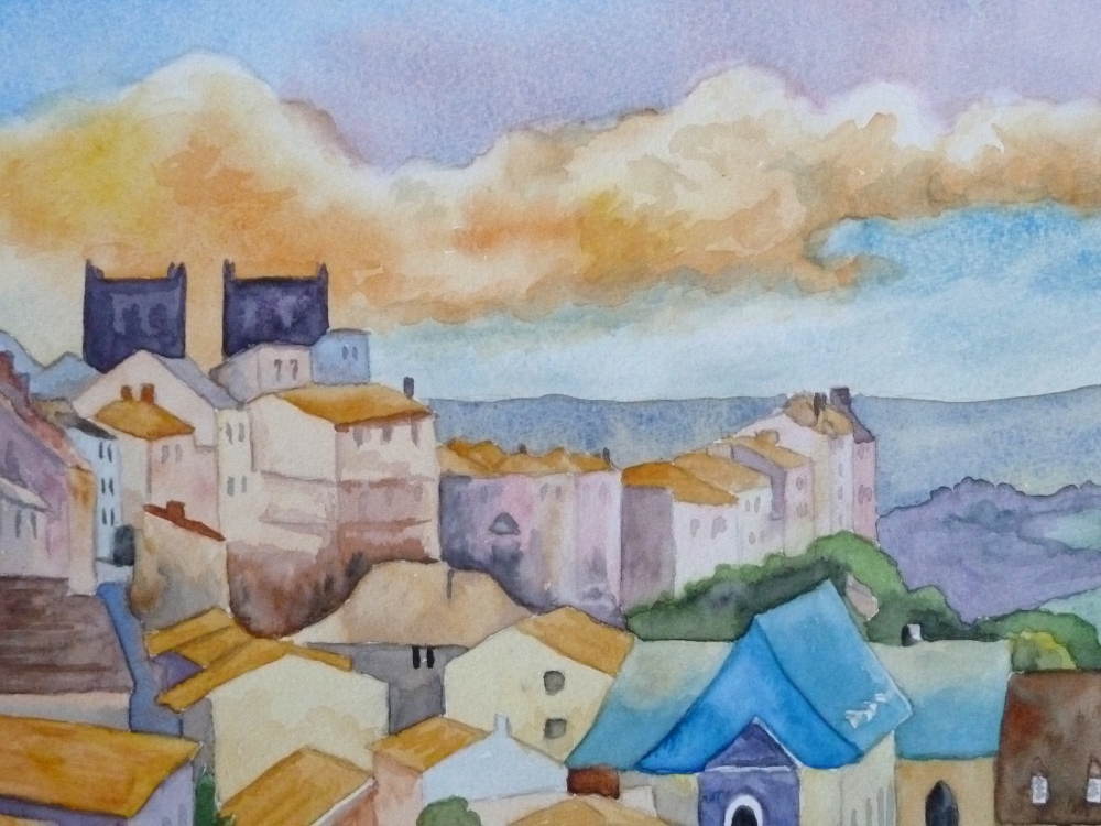 St Flour rooftops