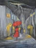 The Woman with the Red Umbrella.\"  