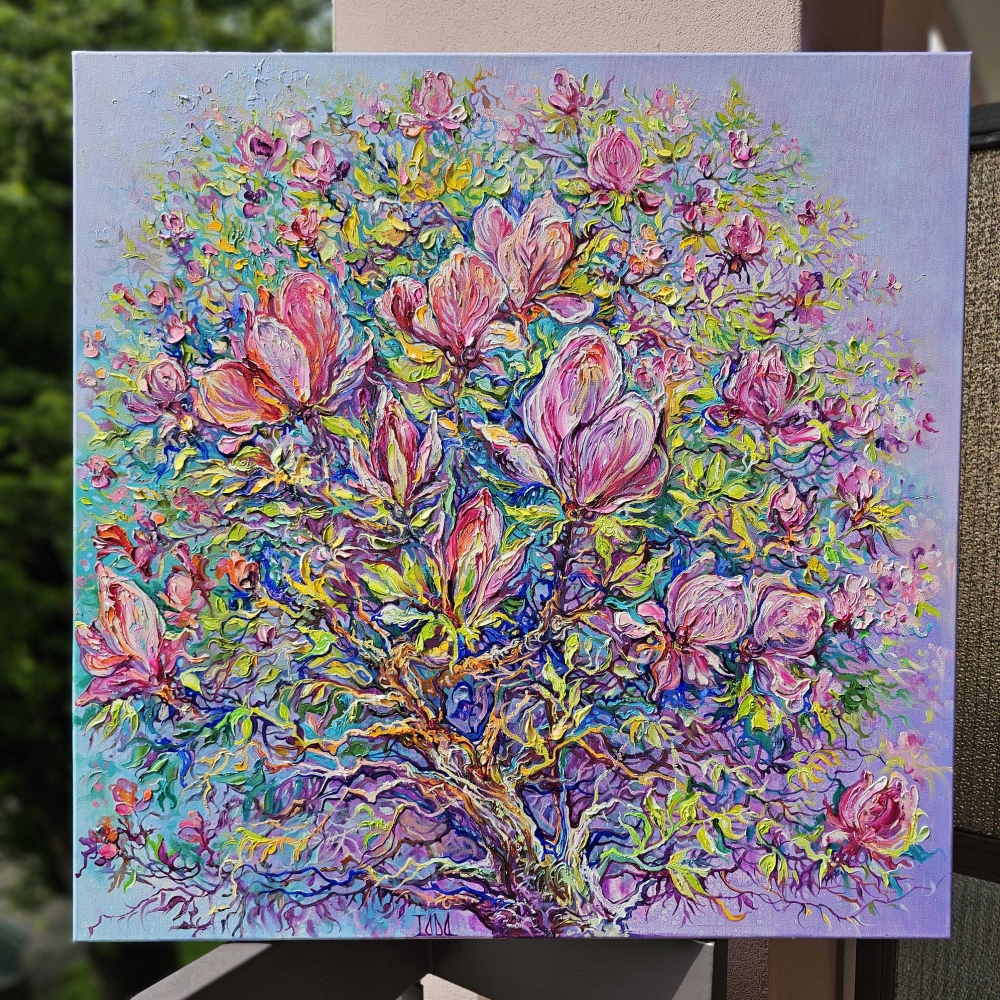Magnolia Tree Blooming Flowers