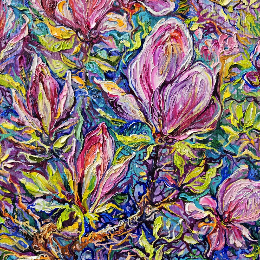 Magnolia Tree Blooming Flowers