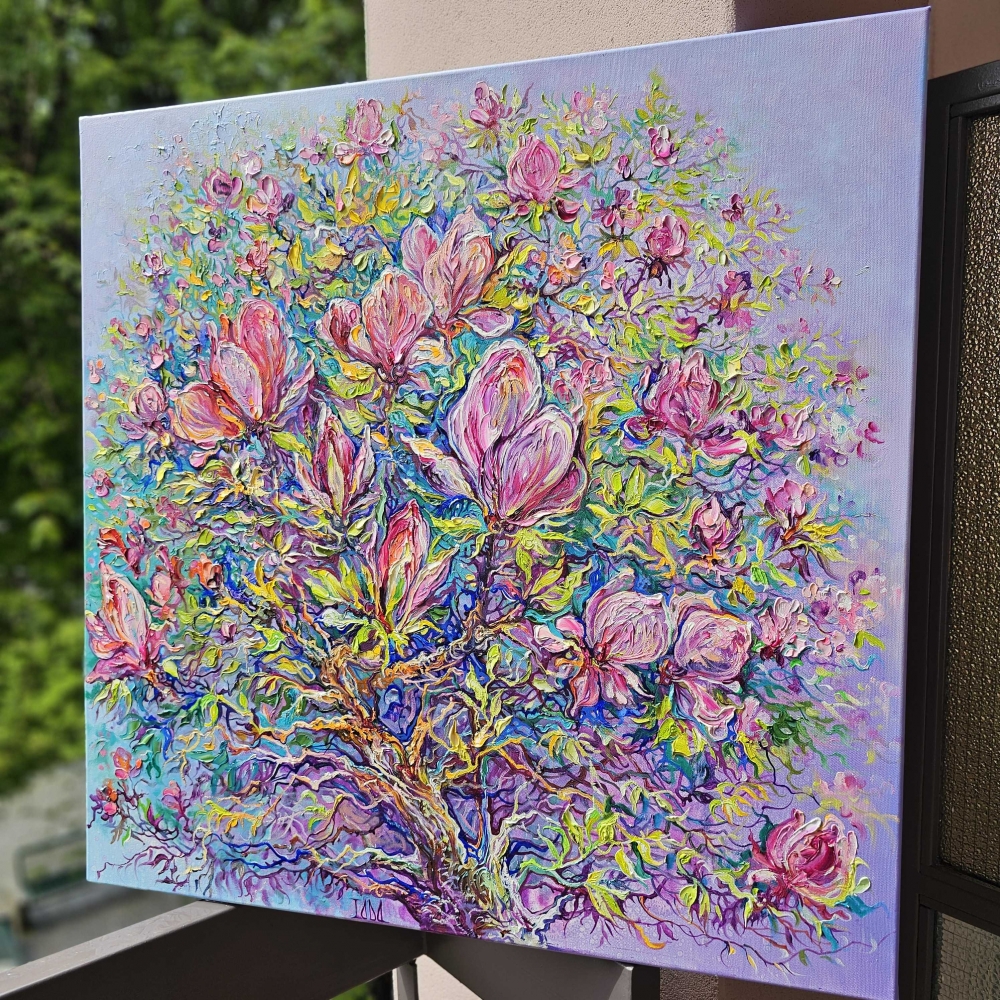 Magnolia Tree Blooming Flowers