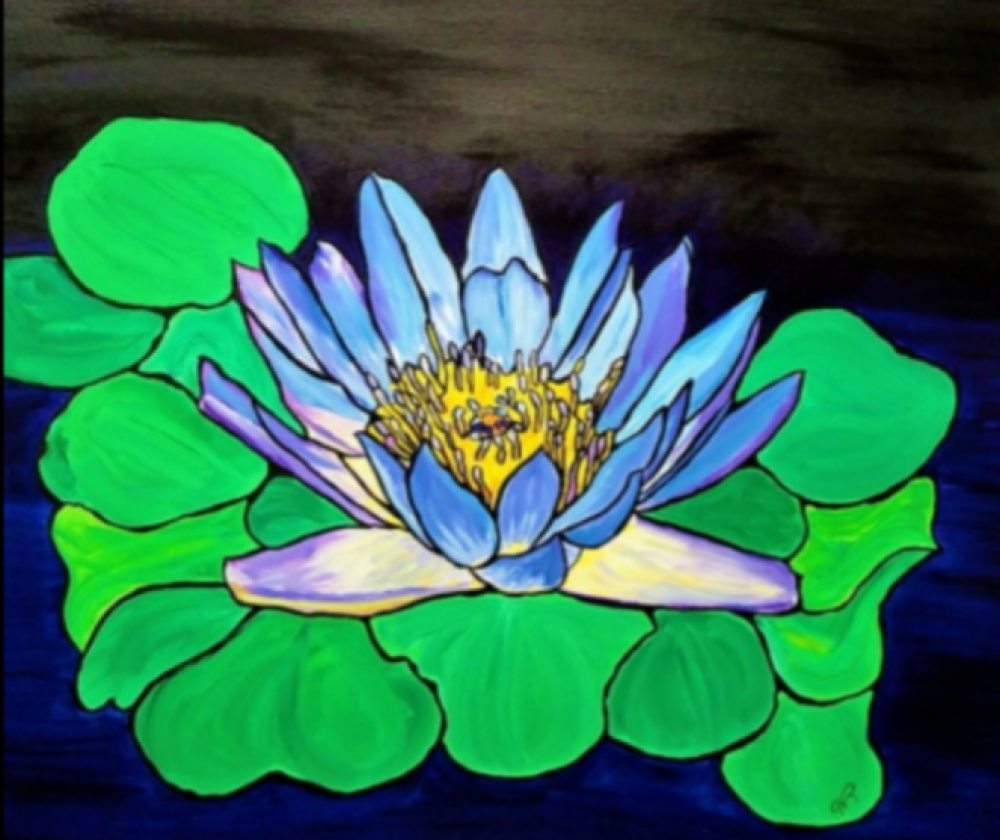 Blue Water Lily