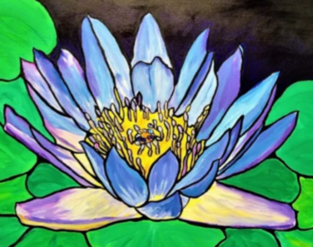 Blue Water Lily