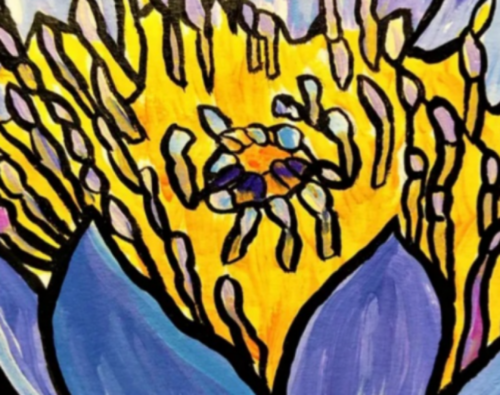 Blue Water Lily