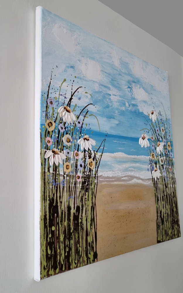 Daisies at the beach 